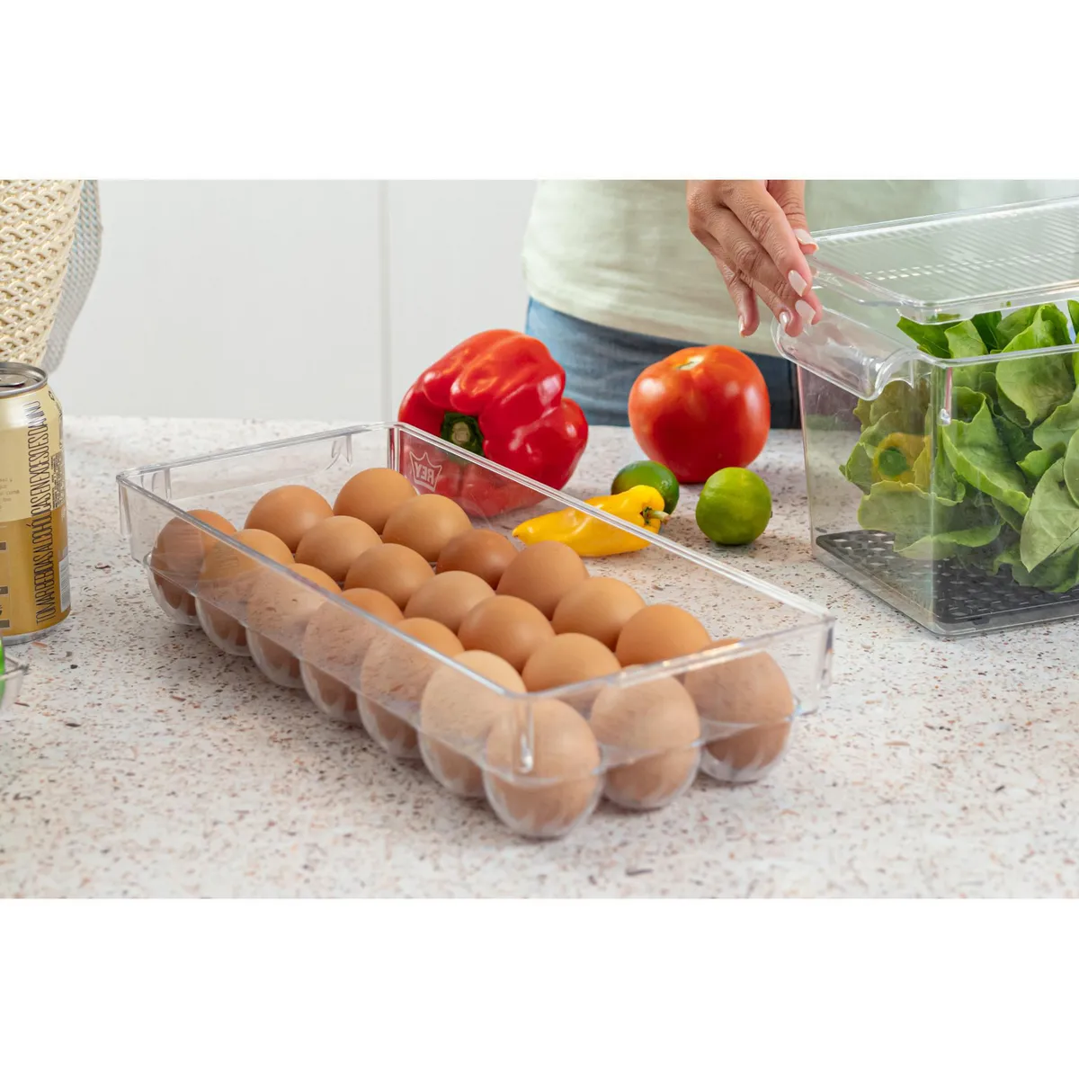PORTAHUEVOS SMART C/ TAPA – PC - CAJA X 27 UND - Imagen 2